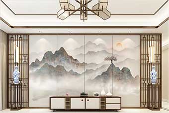 雅安森佰汇航空纤维（山水画系列）