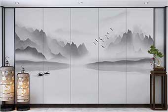 雅安森佰汇航空纤维（山水画系列）